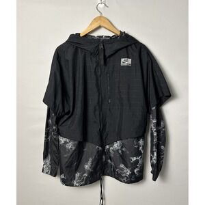 Nike International Jacket Womens Large Windrunner Hooded Rio De Janeiro